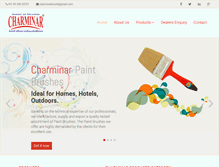 Tablet Screenshot of charminarbrush.com